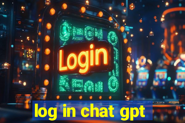 log in chat gpt